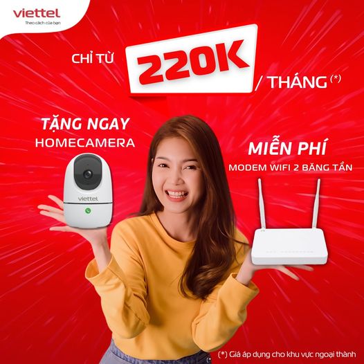 Công nghệ internet Viettel Hóc Môn chất lượng cao, ổn định - Dangkyinternet.vn