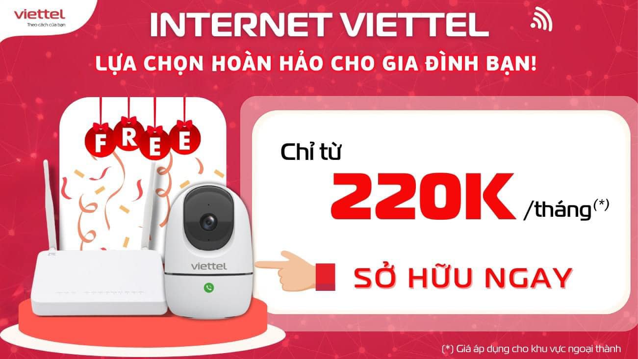 Nhiều thế mạnh của dịch vụ internet của Viettel tại Bình Tân
